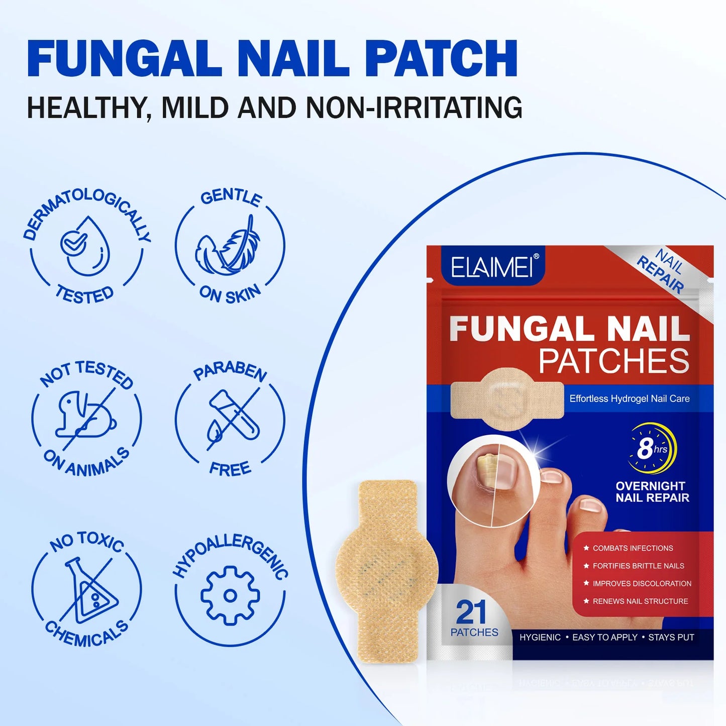 PureNail™ - Nagelpflaster für Schönere Fussnägel